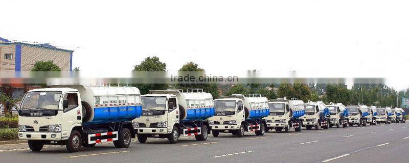 DFAC 4x2 Garbage Truck and 5 m3 Self Loading Garbage Truck for sales