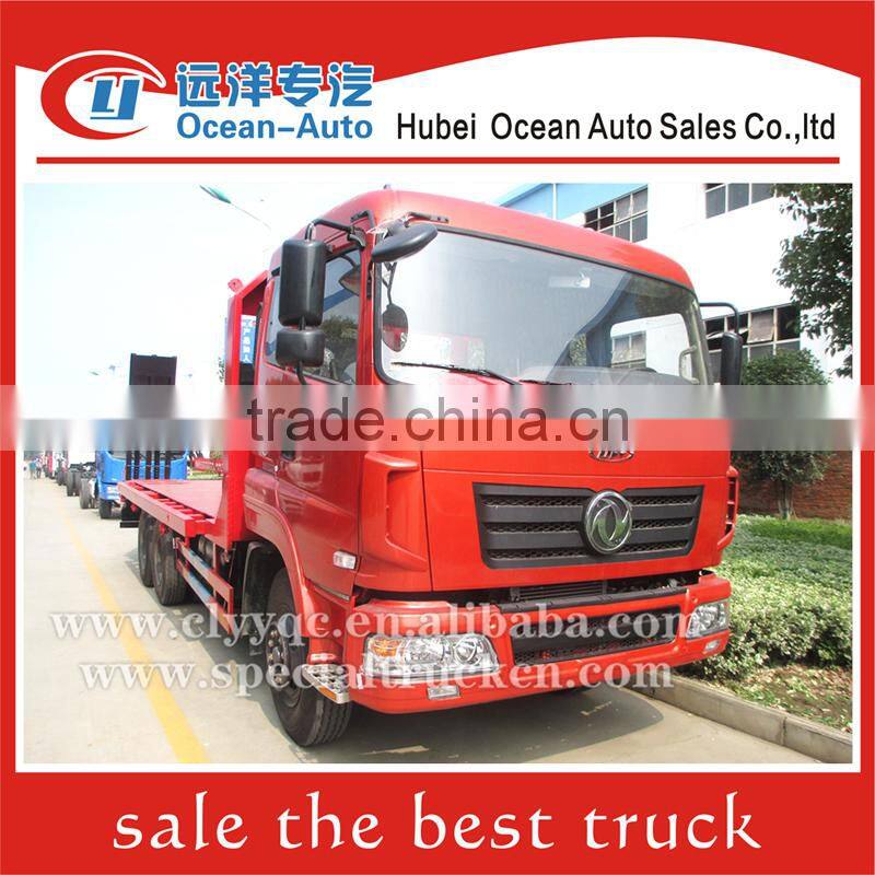 Dongfeng 6x4 truck flat load bed with payload 15 ton for sale