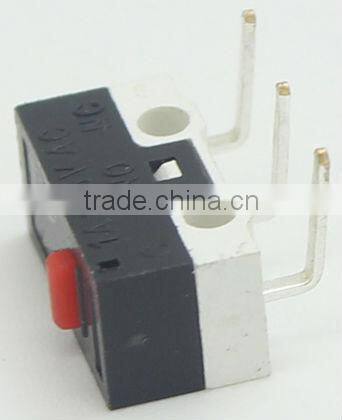 mouse micro momentary switch with no lever bent pcb terminals,KW10-Z0R
