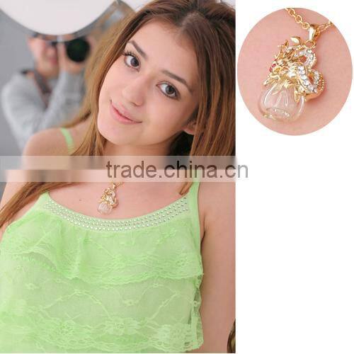 Dragon Shape Jewelry Pendant Glass Perfume bottle jewelry