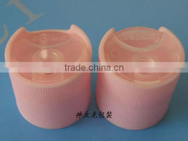 28/410 plastic disc top bottle cap smooth finish