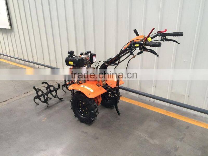 BSG900New Chongqing CHINA AEROBS 5220W mini power digger with tiller trailer for garden farming uses