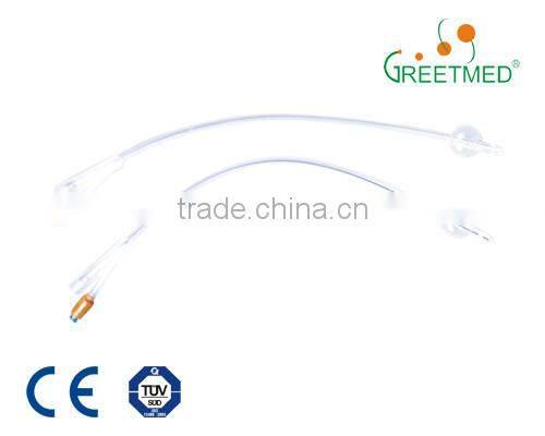 2-way 100% all silicone foley catheter