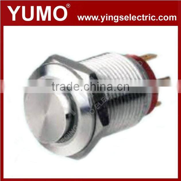 12mm metal push button ABS12S-C1-E NO or NC Momentary push button switch