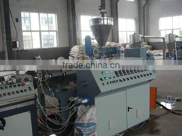 wood plastic extrusion line for window and door
