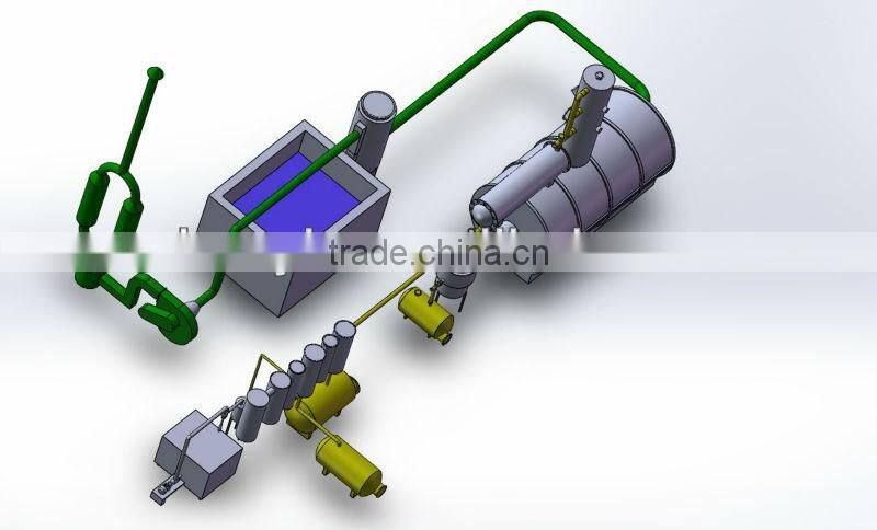 Waste Engine Oil Distillation Machine