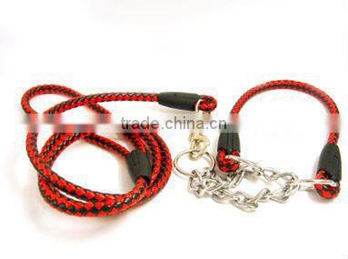Dog Leash and Collar w/ chain