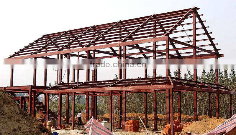 China manufacture easy assemble steel structure low cost modern prefab beach house