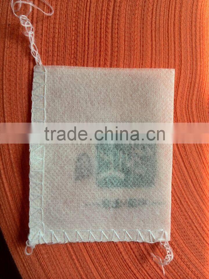 simple white nonwoven tea pack bag