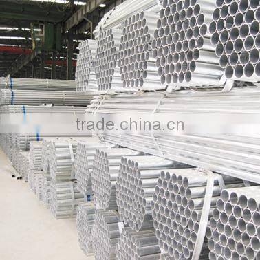 China manufacturer cold formed threaded galvanised pipe