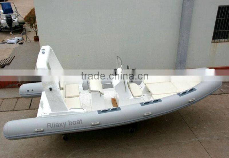 New style cheap RIB680 hypalon inflatable boat