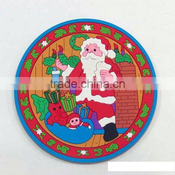 Logo Die Cut 3D Green Soft pvc coaster