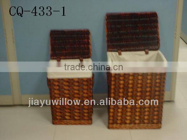 Linyi Factory of Willow WILLOW LAUNDRY BASKETS COTTON FABRIC