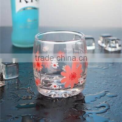 Wholesale silkscreen printing glass for daily use