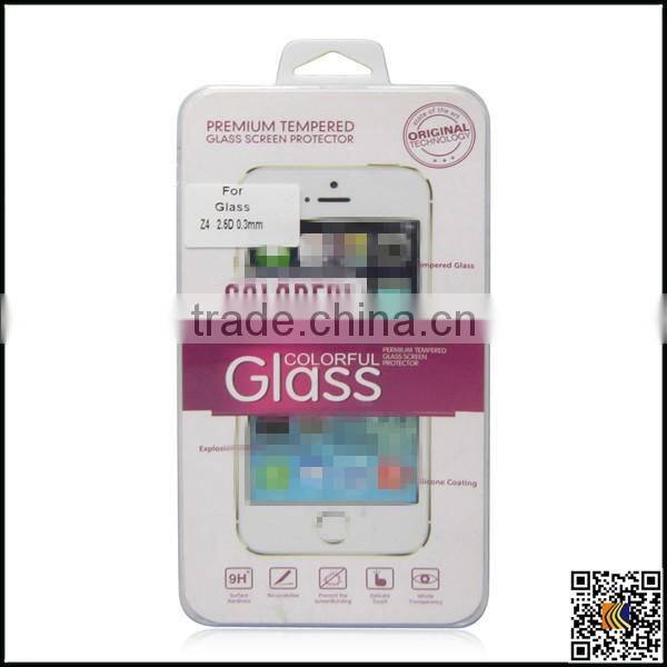 Retail Paper Box Temp Screen Protective Film Paper Packaging , packaging box