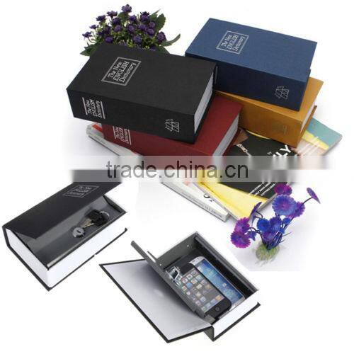 New Book Design Metal Safe Case Lockable Security Storage Box