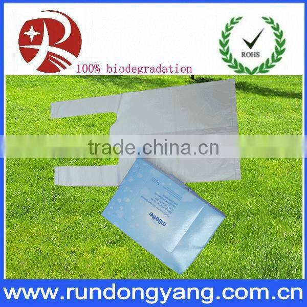 degradation rubbish bag for T-shirt style