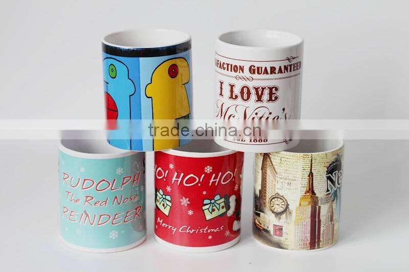 white blank ceramic mug