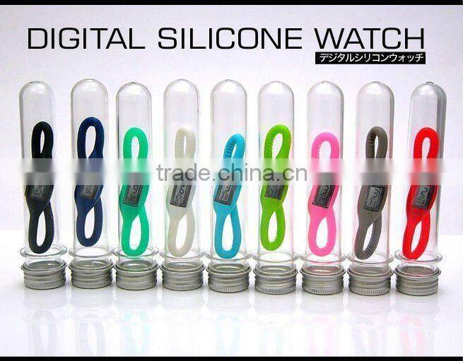Silicone digital watch