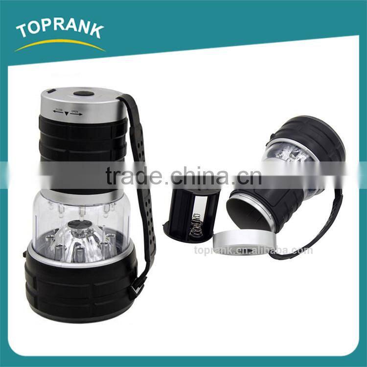 High quality 12 led black ABS decorative led camping lantern