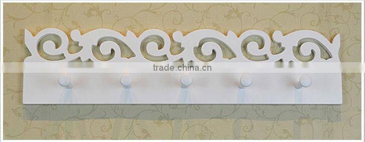 European white fashion wooden wall shelf