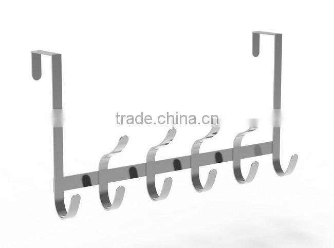 Hot Sale Home Living Room Bathroom Kitchen Coats Towels Storage Over The Door Hook