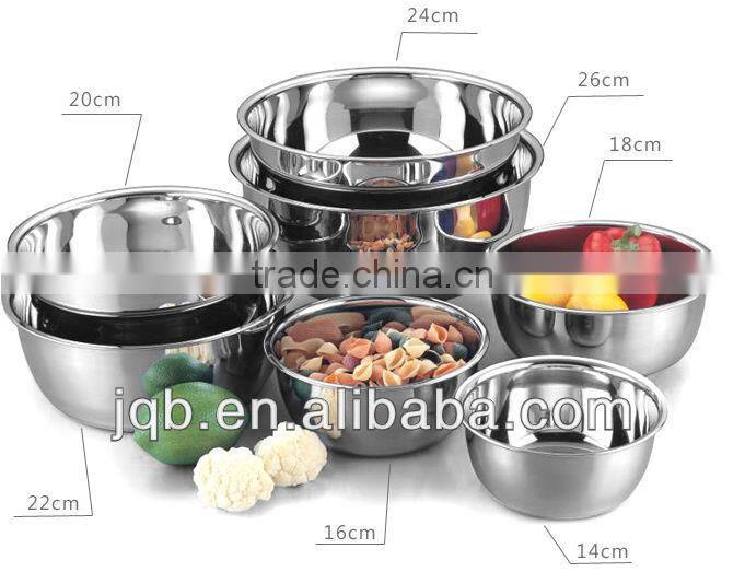 functional stainless steel basin/bowl for hotel/kitchen