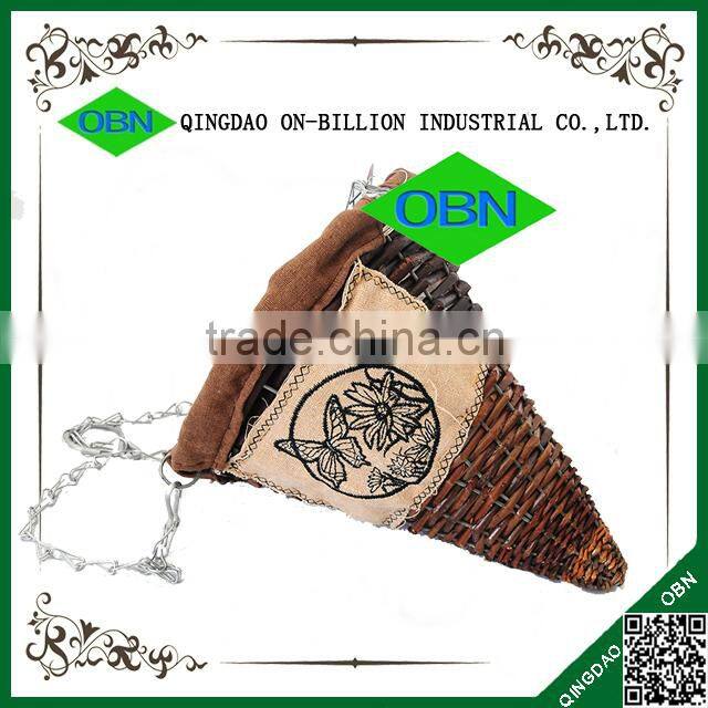 Wholesale handmade artificial flower hanging basket