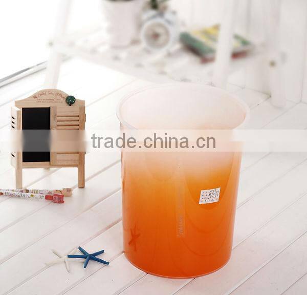 New item two-tone wastbin plastic garbage can