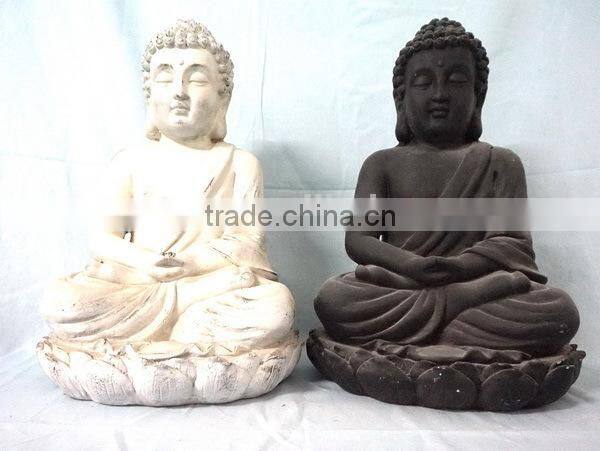 Decor fiberglass clay buddha statues for sale