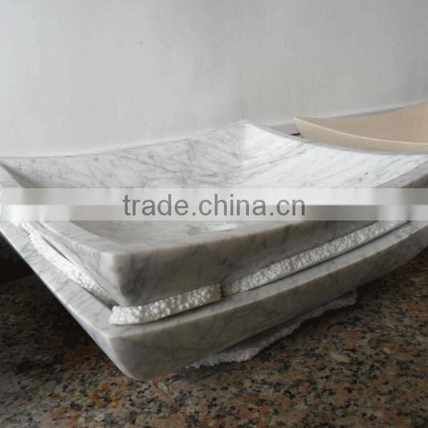 Hot sales made in China carrara marble kitchen sinks
