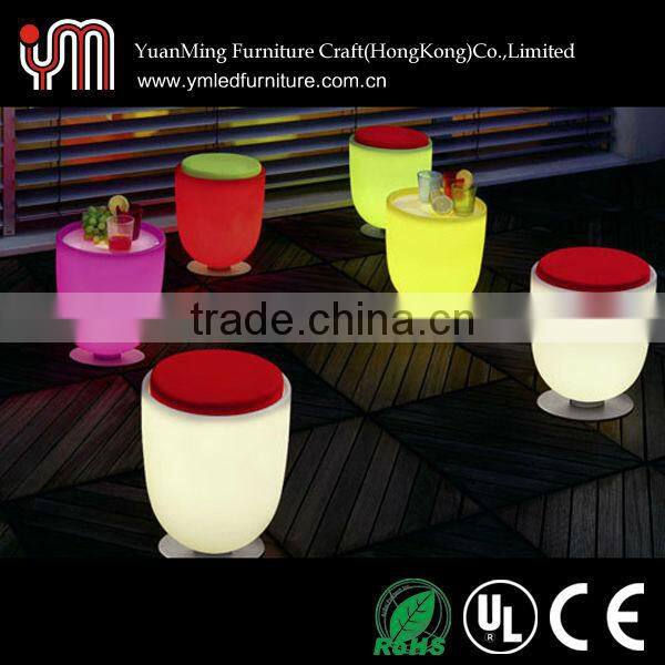 Rechageable Illuminated Glowing Led Bar Stool