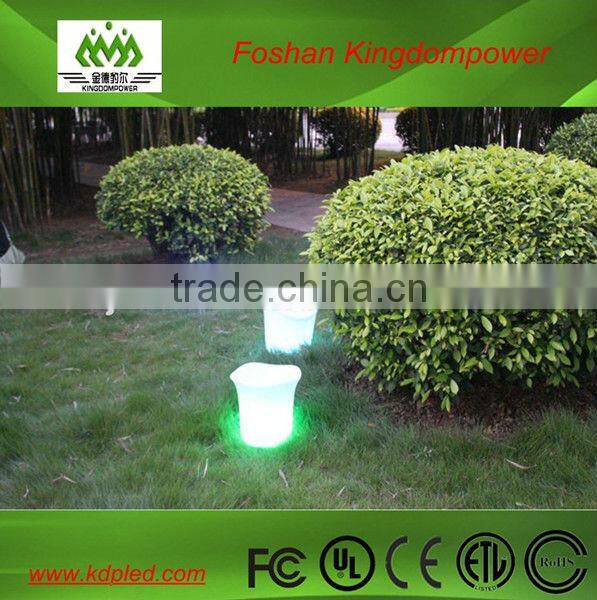 colorful decorative LED plastic shining planter/led pot