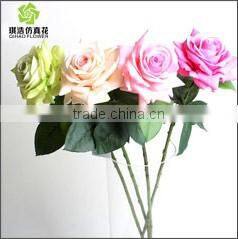 Home table decorative silk artificial big flower phalaenopsis