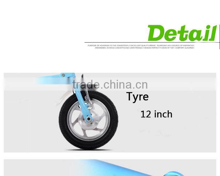 12 inch electric folding bicycle with brushless hub motor