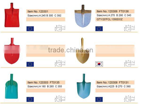 Carbon Steel Material and Garden Shovel Application shovel