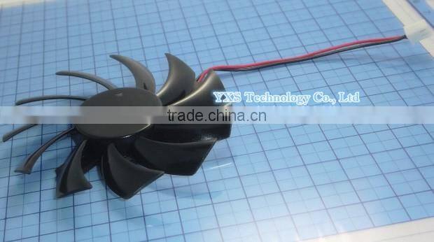 Cpu Cooling Fan For MSI R6850 R6870 R6790 460GTX 560GTX 570GTX 580GTX PLD08010S12HH 2wires DC12V 0.35A Brushless Cooler Radiato