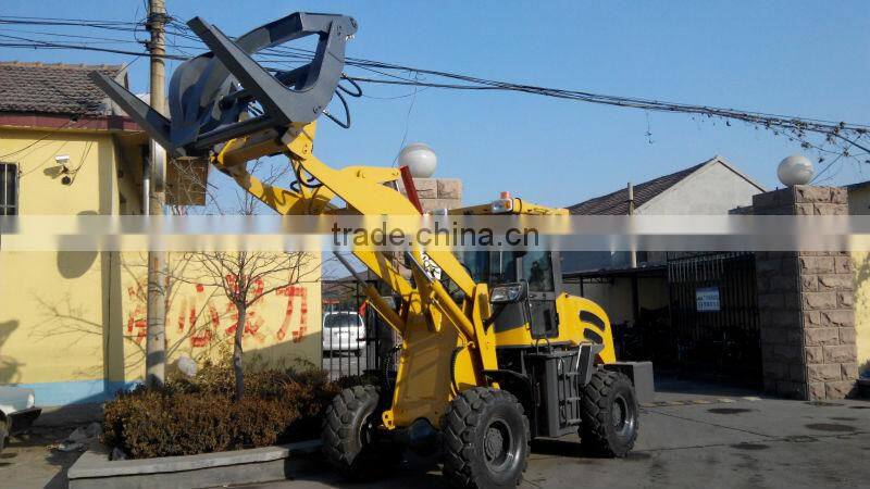 log grapple for wheel loader HZM918 with 4 cylinder engine