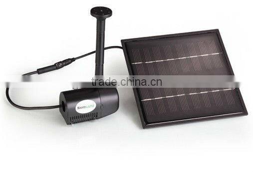 Fountain Pump with Solar Pad