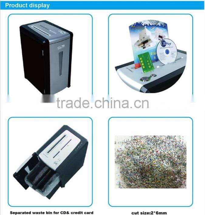 JP-880C Small office paper shredder CD and credit card shredder