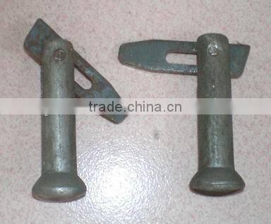 10*40mm scaffolding types locking pins black finish