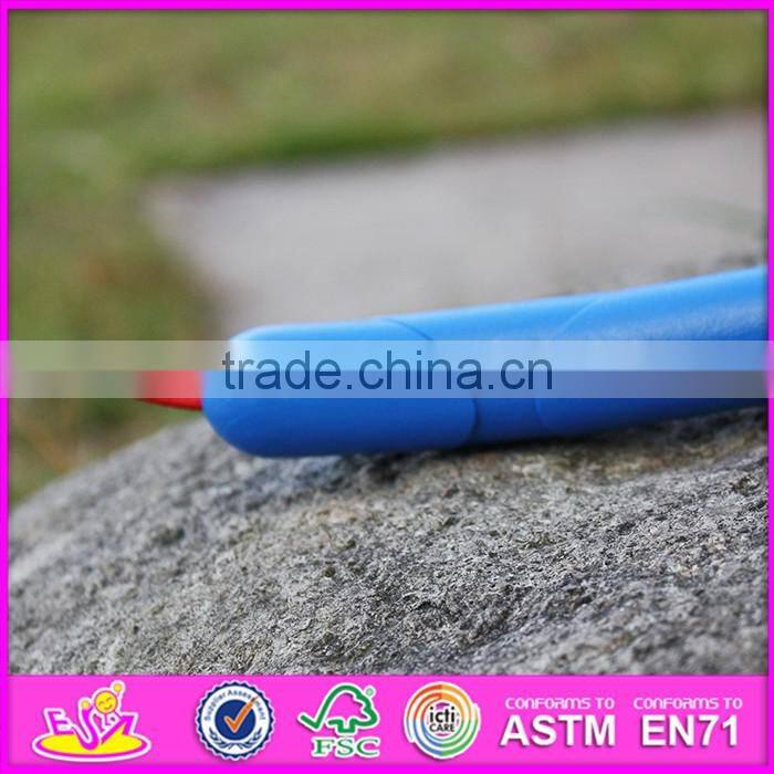 2017 New products simulation animals kids wooden snake toys W01B035