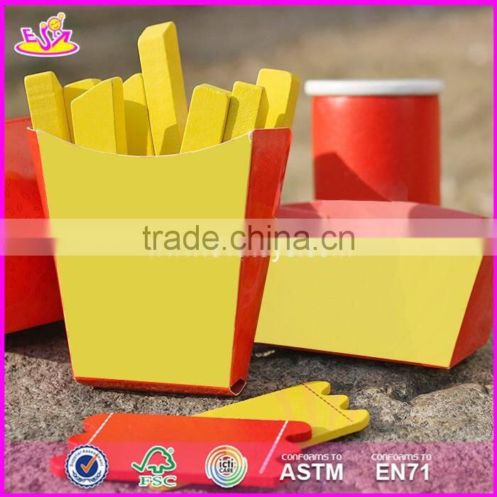 2017 New design toddlers pretend toys wooden play food W10B186