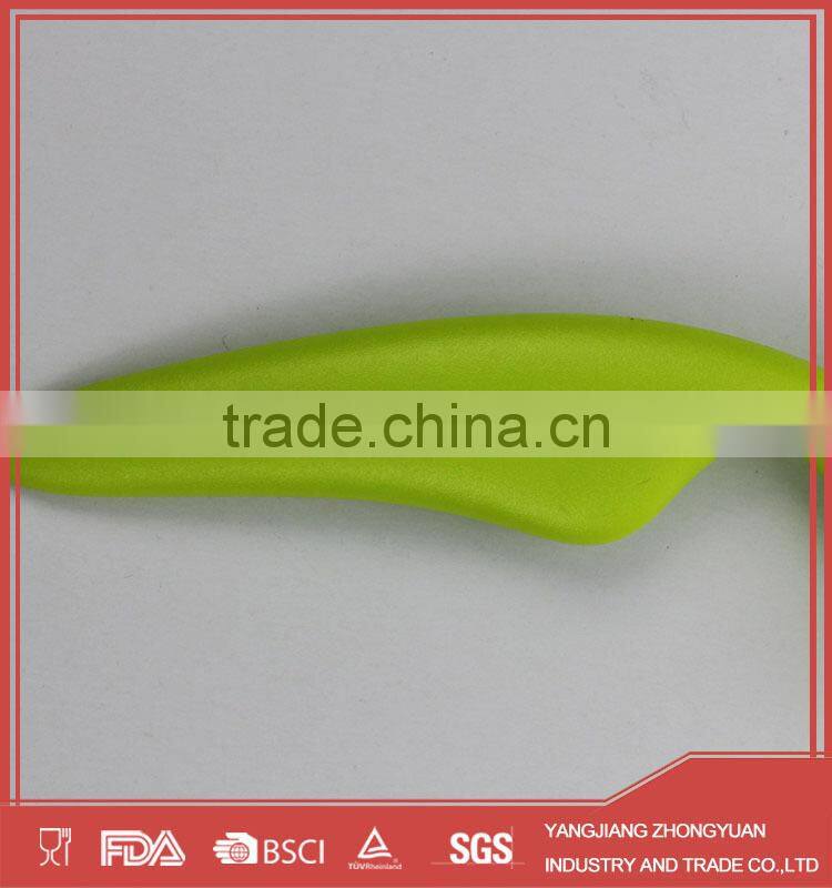 ZY-N1056 Hot selling stainless steel julienne vegetable peeler with unique style handle