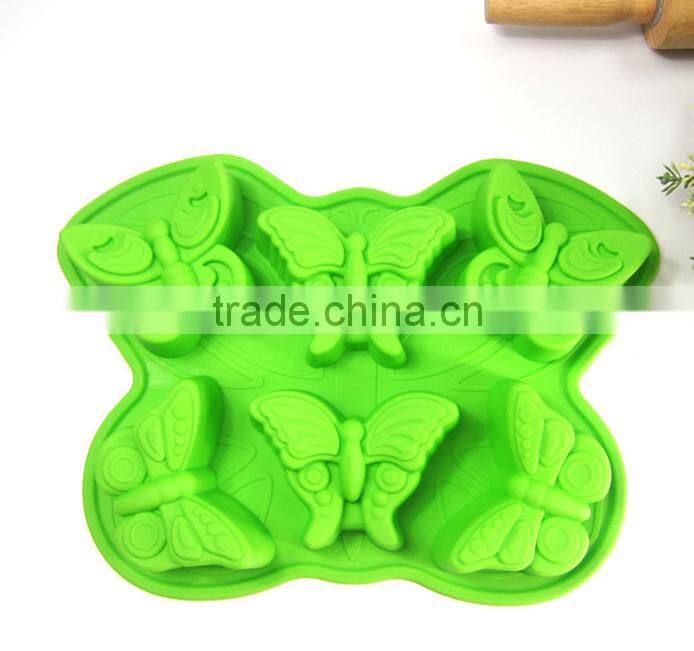 11004 butterfly shape baking silicon cake mould,animal foot print silicone baking mould