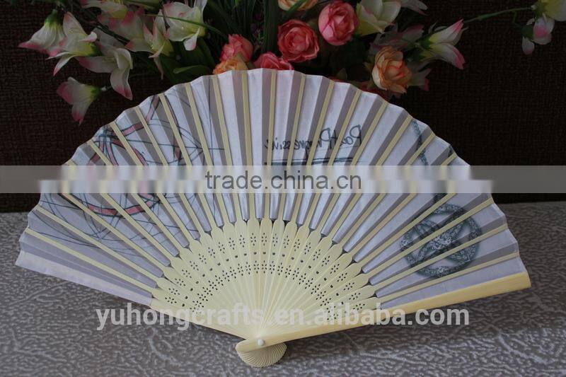 Bamboo gift hand fan made from Anji