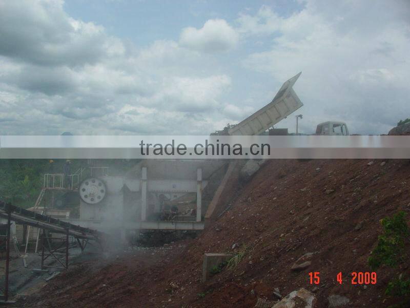 China strong portable jaw crusher for river stone quarry