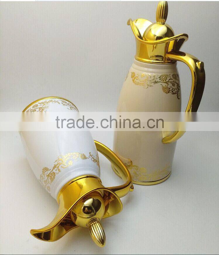 High quality European style Light Vacuum insulate teapot hot drinking water pots for sale