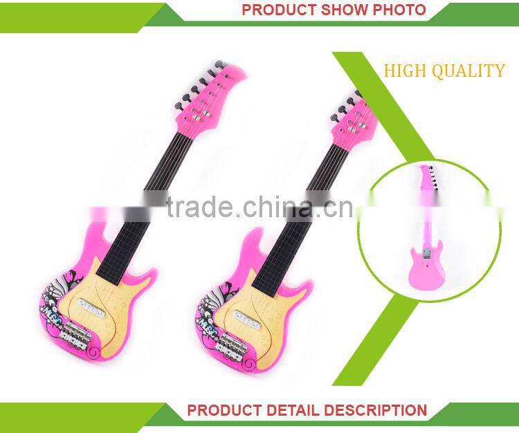 Wholesale kids musical instruments toy 6 string bass guitar kit