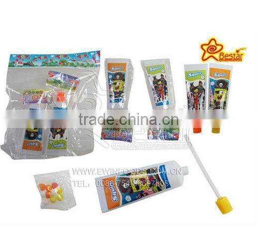 Toothbrush Lollipop With Toothpaste Fruit Jam Candy